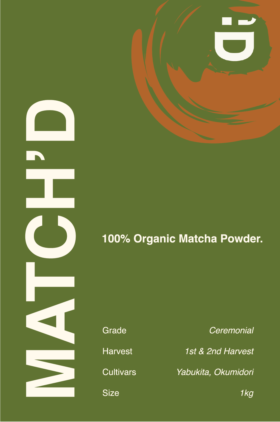 1kg Organic Ceremonial Matcha (1st & 2nd Harvest)
