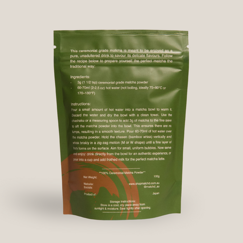 100g Organic Ceremonial Matcha